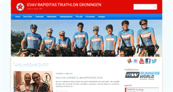 Desktop Screenshot of gvavtriathlon.nl