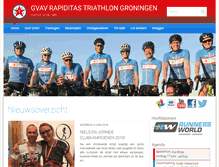 Tablet Screenshot of gvavtriathlon.nl